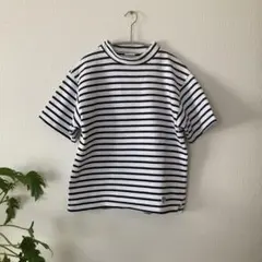 ORCIVAL ハイネックカットソー 白×黒　サイズ1