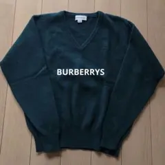 BURBERRYS ダークグリーン Vネックセーター 140A
