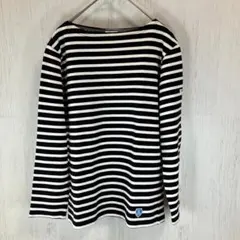 ORCIVAL ボーダー長袖Tシャツ ブラック/ホワイト