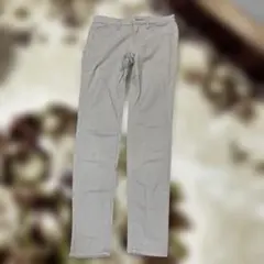 UNIQLO スキニーパンツ 24 (61cm) ライトグレー