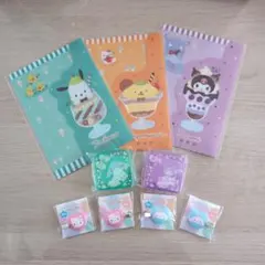 サンリオ　キャラクター　ファイル　小物ケース　ヘアピン　セット　セブンイレブン
