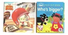 chicken little⭐︎英語絵本、who'sbigger？⭐︎しかけ絵本