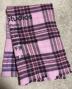 Acne Studios チェック柄マフラー