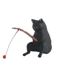 【バラ売り】釣り猫 フィギュア アクアリウム 水槽 オブジェ