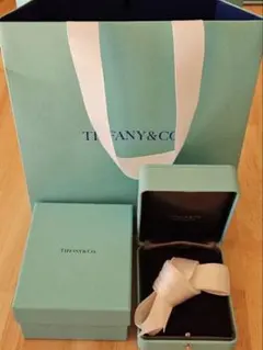 美品 TIFFANY ティファニー ジュエリーボックス 空箱 付属品フルセット