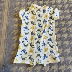 Petit Bateau 動物柄ロンパース プチバトー
