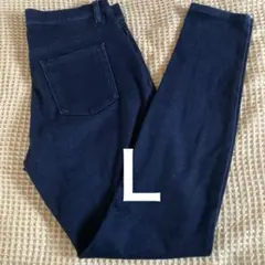 M*a様 UNIQLO スキニーデニム Ｌ ダークブルー