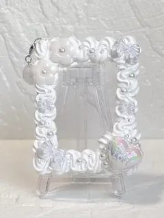 ♡お値下げしました♡ホイップデコ トレカケース ♡ホワイトラブ♡オーロラハート♡