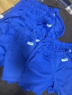 体操服 ハーフパンツ　ブルー　7点セット