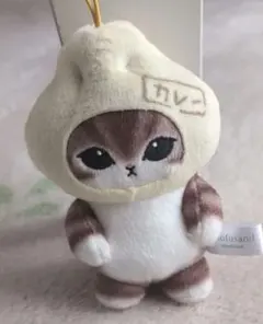 モフサンド 猫のぬいぐるみ ストラップ付き