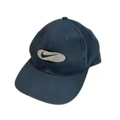 90s ナイキ キャップ 古着 ヴィンテージ ネイビー系 帽子 ウィメンズ