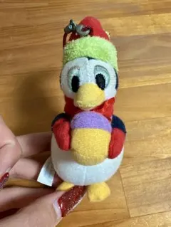 寒がりペンギンのパブロ　ディズニーぬいぐるみキーホルダー