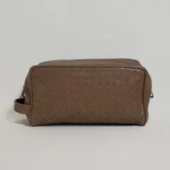 ボッテガヴェネタ 212628 チェルボ イントレチャート トートバッグ 茶 