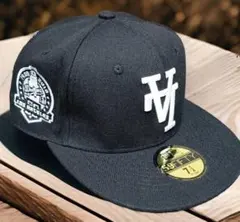 LA 逆ロゴ New Era 59FIFTY ブラック 7 1/4
