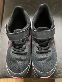 ASICS ブラック ピンク スニーカー　21.5