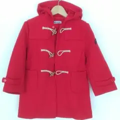 MIKIHOUSE ミキハウス ダッフルコート★120/赤・木製トグル