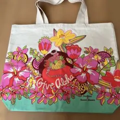 ハワイ限定‼️完売品‼️フードランド　GIVE ALOHAトートバックのサムネイル