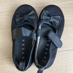 PREEN ブラック フォーマルシューズ 19.0cm