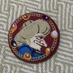 ジブリ　刺繍缶バッジ