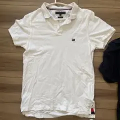 TOMMY HILFIGER ホワイト ポロシャツ S