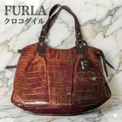 2025年最新】furla クロコ ハンドバッグの人気アイテム - メルカリ
