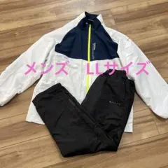 Kaepa ジャージ上下セット LL ホワイト/ネイビー/ブラック／メンズ