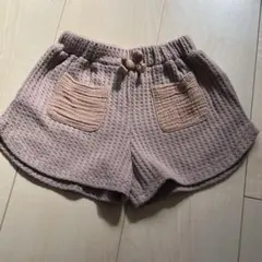 【匿名配送】プティマインショートパンツ90㎝くすみピンク