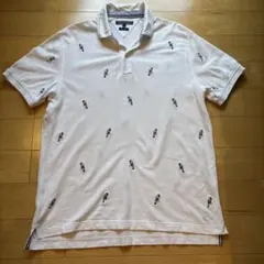 メンズTOMMY HILFIGER ホワイトポロシャツ XL