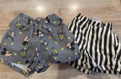 80センチ　キッズハーフパンツ2枚セット