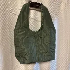 オリーブグリーン キルティングエコバッグ