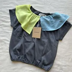 新品　FORTYONE バイカラー襟Tシャツ 100センチのサムネイル