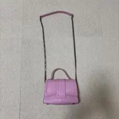 【はお様専用 2月11日まで】 ZARA ピンク クロコダイル　ショルダーバッグ