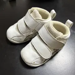 アシックス ASICS ベビーシューズ ホワイト 星柄　11.5 cm