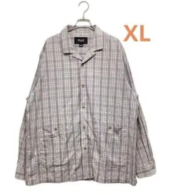 PWA LINEN MIX O/C SHIRT / GREEN CHECK | Mercari