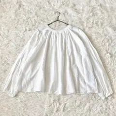 UNITED ARROWS ウール混 ペプラムブラウス ベージュ とろみ - メルカリ