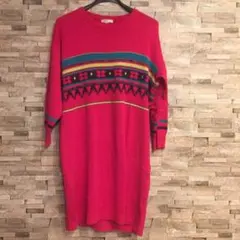 Givyの大きいニットワンピース