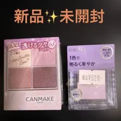 CANMAKEシルキースフレアイズKanebo mediaPU-01アイシャドウ