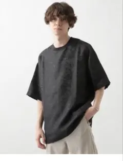 HARE ハレ ボタニカルプルオーバーカットソー　ブラックS Tシャツ