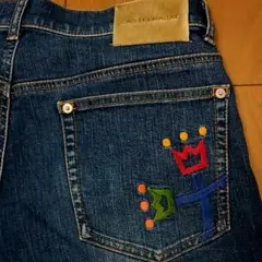 CASTELBAJAC ストレッチ デニム ロゴ刺繍のサムネイル