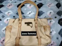 axes femme　アクシーズファム　ハンドバッグ　バッグ　ベージュのサムネイル