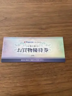 ヤマダ電機　優待　5000円