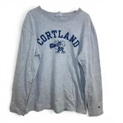 美品 チャンピオン 長袖 ロンT Tシャツ L カレッジ 人気 定番 男女兼用