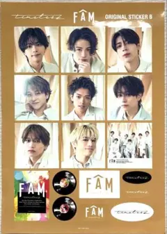 timelesz FAM 外付け特典ステッカー