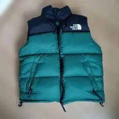 THE NORTH FACE ダウンベスト Mサイズ 緑/黒