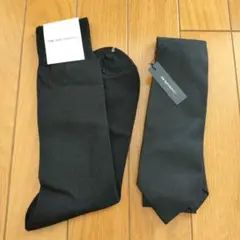 THE SUITS COMPANY　ソックス　ネクタイ　黒　メンズ