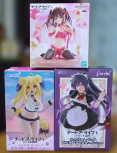 デート・ア・ライブ 星宮六喰＆時崎狂三＆夜刀神十香 フィギュア