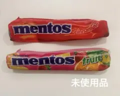 【未使用品】mentosメントス ペンケース ポーチシナモン味フルーツ味デザイン
