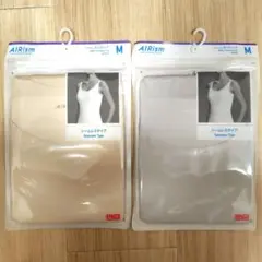 AIRism タンクトップ　シームレスタイプ Mサイズ 2色セット