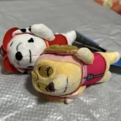 パウ・パトロール マスコット ぬいぐるみ 2種セット　マーシャル　スカイ