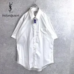 YSL 半袖トップス ピンク M ラインストーン ロゴ 綿 夏 - メルカリ